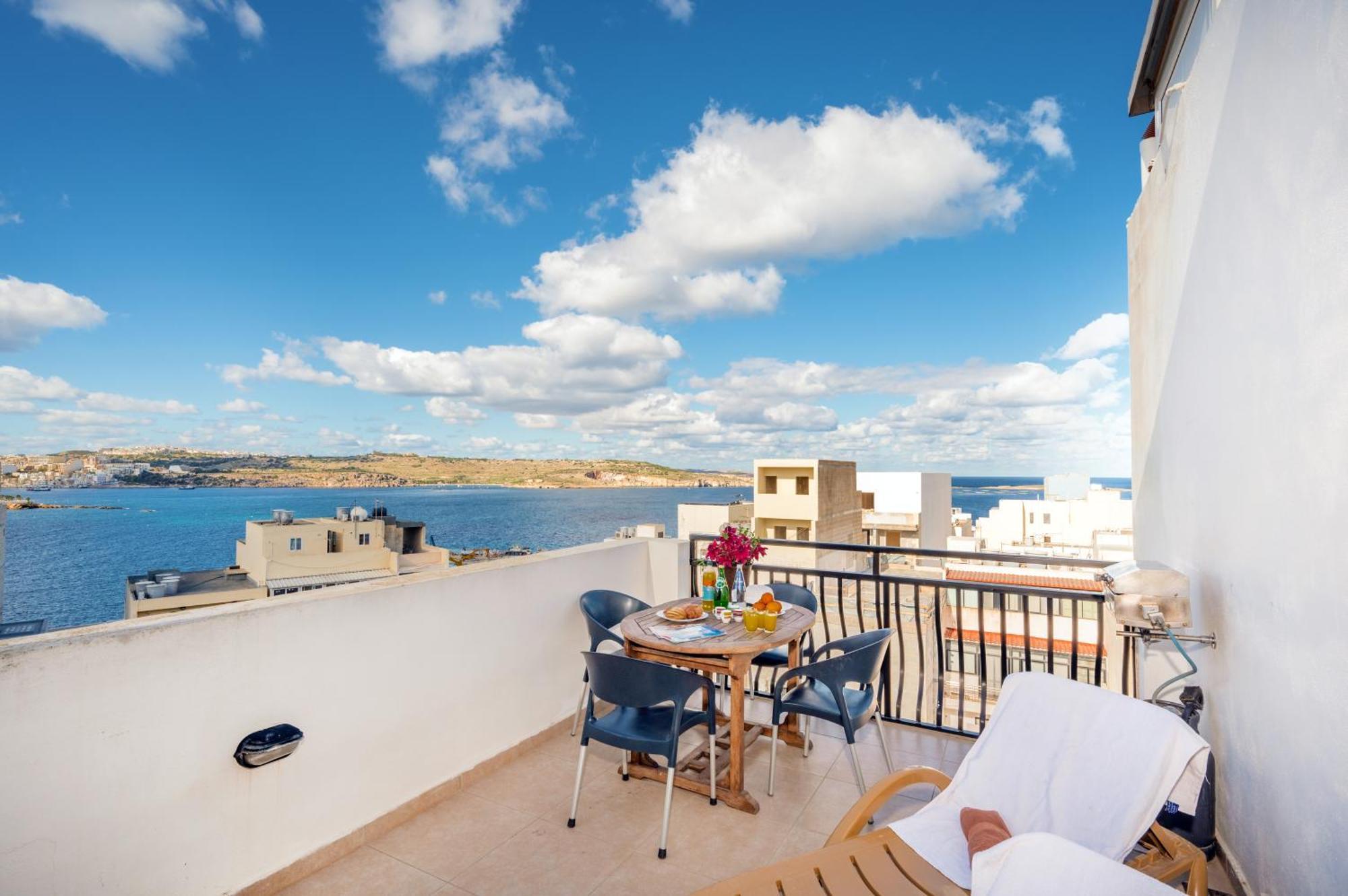 Seashells 2 Bedroom Apartment With Sunny Terrace With Stunning Sea Views - By Getawaysmalta St. Paul's Bay Buitenkant foto